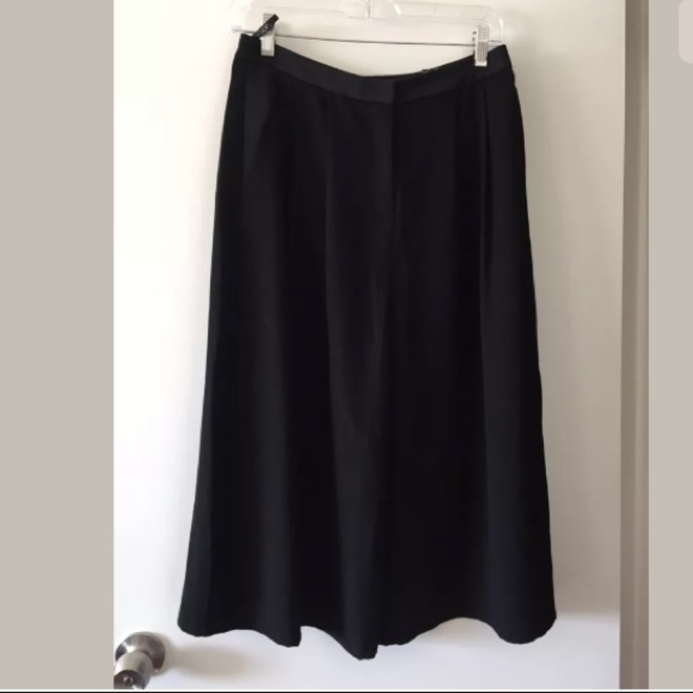 NWT TOPSHOP Black Cropped Wide Leg Culottes - Picture 5 of 8